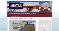 Desktop Screenshot of cranesnowmobilemuseum.com